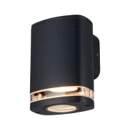   ZEVI W EL 1GU10 B lámpa, fali, max. 10 W, IP54, fekete                                                KAN38884