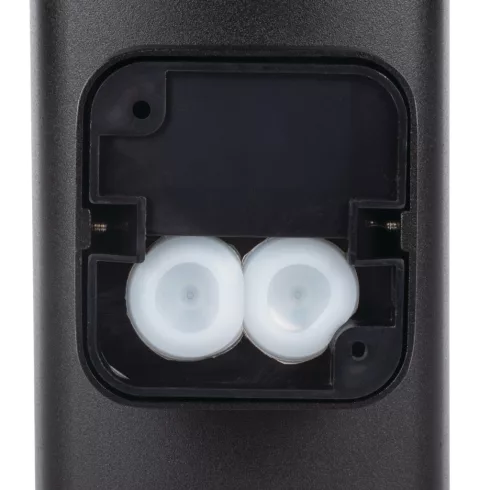 ZEVI W EL 1GU10 B lámpa, fali, max. 10 W, IP54, fekete                                                KAN38884
