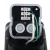 ZEVI W EL 1GU10 B lámpa, fali, max. 10 W, IP54, fekete                                                KAN38884