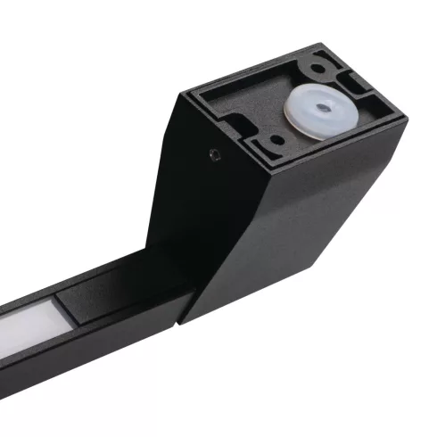YALTE S 08 10W NW-B LED lámpa, fali, 10 W, 460 lm, 4000 K, IP54, fekete                               KAN38892