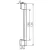 YALTE D 12 11W NW-B lámpa, fali, 11 W, 500 lm, 4000 K, IP54, fekete                                   KAN38896