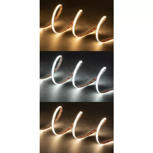 LCOB21W/M24IP65RGBCCT LED szalag, 5 m, 24 DC, 1 m = 11 W / 680 lm, RGB+3000-6100 K, IP65, G           KAN38916