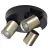 LAURIN EL-3O B-G lámpa GU10, 3 x max. 10 W, GU10/PAR16, IP20, fekete/arany                            KAN38963