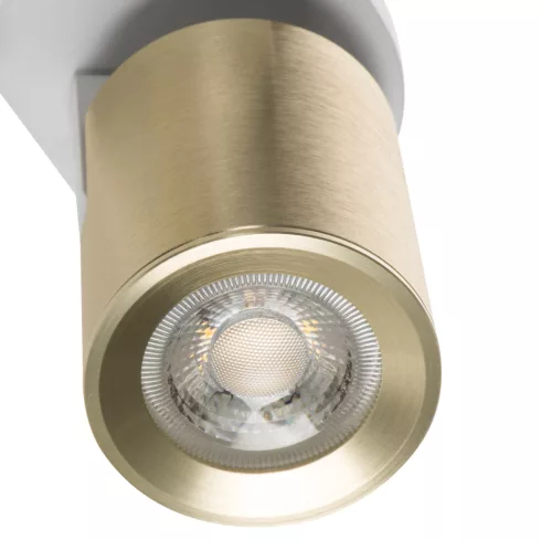 LAURIN EL-3I W-G lámpa GU10, 3 x max. 10 W, GU10/PAR16, IP20, fehér/arany                             KAN38966