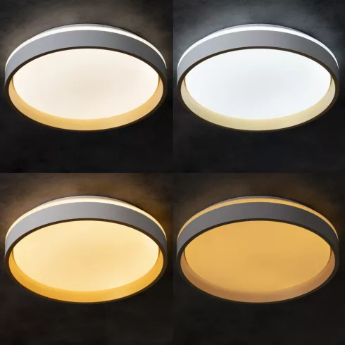SOLN LED CCTDIM W/G lámpa, távirányító, max.25W, max.1460lm, 2700-6500K, CCT, 120°, IP20, fehér/aran  KAN39110