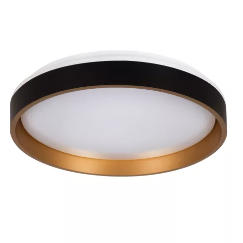 SOLN LED CCTDIM B/G lámpa, távirányító, max.25W, max.1460lm, 2700-6500K, CCT, 120°, IP20, fekete/ara  KAN39111