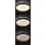 SOLN LED CCTDIM B/G lámpa, távirányító, max.25W, max.1460lm, 2700-6500K, CCT, 120°, IP20, fekete/ara  KAN39111