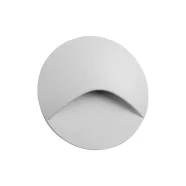   EXIN LED O W-WW lámpatest, lépcsővilágító, max.2,5W, 50lm, 3000K, WW, IP65, kerek, fehér              KAN39120