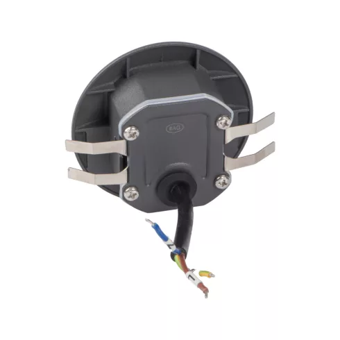 EXIN LED PIR O GR-NW lámpatest, lépcsővilágító, PIR 2m, max.2,5W, 50lm, 4000K, NW, IP65, kerek, szür  KAN39137