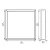 BLINGO UAIO SRM40W 60 lámpa, felületi LED panel, max.40W, max.4370lm, 3000-6500K, CCT, IP20, fehér    KAN39231