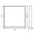 BLINGO UAIO RM38W 60 lámpa, süllyesztett LED panel, max.38W, max.4040lm, 3000-6500K, CCT, IP20, fehé  KAN39235