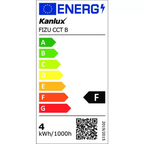 FIZU CCT B lámpa, spot lámpatest, max.4W, 370lm, 3000-6500K, CCT, 30°, IP20, fekete, F                KAN39260