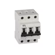   KMB10-C20/3 kismegszakító, C, 20 A, 10000 A, 3 modul, TH35 sínhez, IP20, fehér                        KAN39384