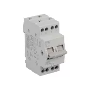   KCS-63A/2P kapcsoló, 63 A, AC-22A, 1,2 Nm, 2 modul, IP20, fehér                                       KAN39401