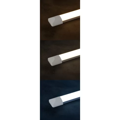 NOBEN M36W-120-CCT lámpatest, por-és páramentes, 20-36W, max.2970-4030lm, 3000-6500K, CCT, IP54, feh  KAN39500