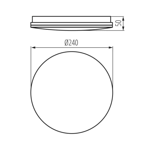 ENELO 10W NW lámpa, max.10 W, 880 lm, 4000 K, IP44, kerek, fehér                                      KAN39740
