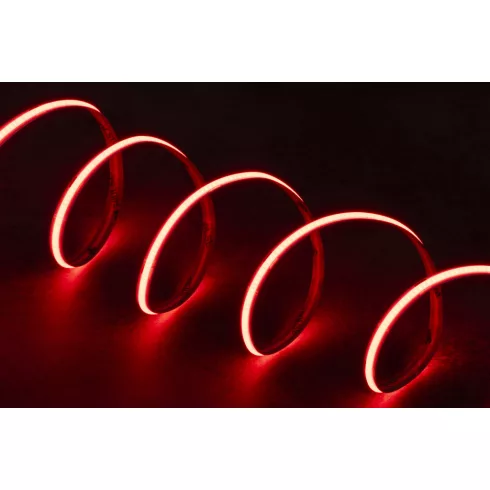 LCOB 10,5W/M 24IP65-R LED szalag, 5 m, 24 DC, 1 m = 10,5 W / 190 lm, piros, IP65                      KAN39782