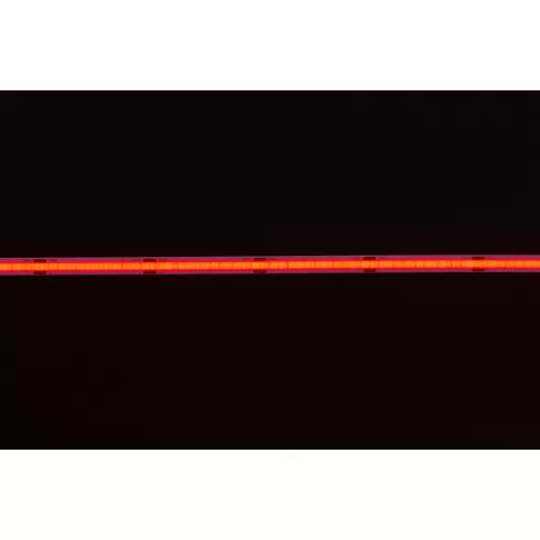 LCOB 10,5W/M 24IP65-R LED szalag, 5 m, 24 DC, 1 m = 10,5 W / 190 lm, piros, IP65                      KAN39782