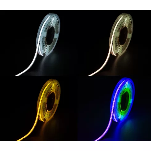 LCOB D 16W/M24IP00RGB LED szalag, 5 m, 24 DC, 1 m = max. 16 W / 390 lm, RGB, IP00                     KAN39788