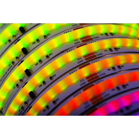 LCOB D 16W/M24IP00RGB LED szalag, 5 m, 24 DC, 1 m = max. 16 W / 390 lm, RGB, IP00                     KAN39788