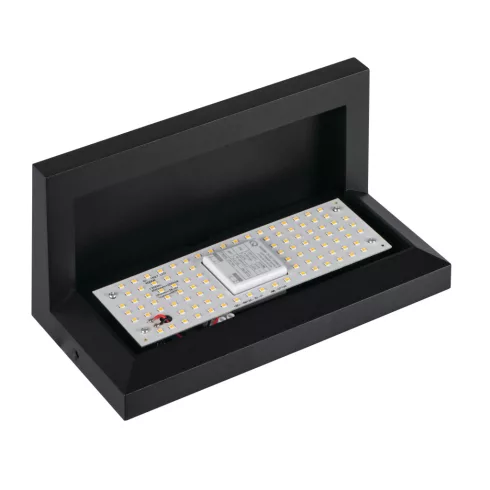 LERTO EL 12W B lámpa, LED SMD, max.12 W, 800 lm, 4000 K, IP54, fekete                                 KAN45817