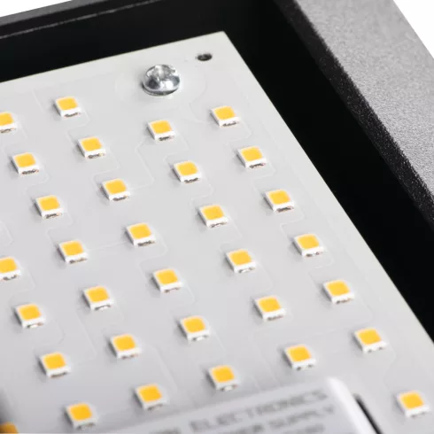 LERTO EL 12W B lámpa, LED SMD, max.12 W, 800 lm, 4000 K, IP54, fekete                                 KAN45817