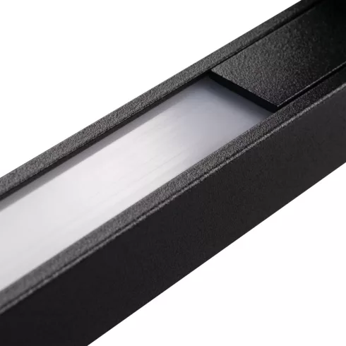 YALTE D 09 8,5W CCT-B lámpa, fali, max. 8,5 W, 340-390 lm, 3000-6500 K, IP54, fekete                  KAN45872