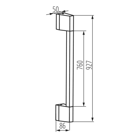YALTE D 09 8,5W CCT-B lámpa, fali, max. 8,5 W, 340-390 lm, 3000-6500 K, IP54, fekete                  KAN45872