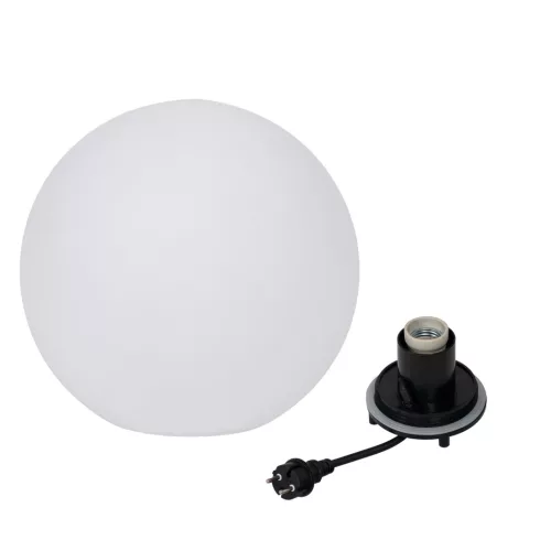 STONO 40 MLK lámpa E27, leszúrható, max.20 W, LED, átm.40 cm, IP65, gömb, fehér                       KAN45932