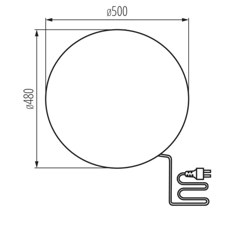 STONO 50 MLK lámpa E27, leszúrható, max.20 W, LED, átm.50 cm, IP65, gömb, fehér                       KAN45933
