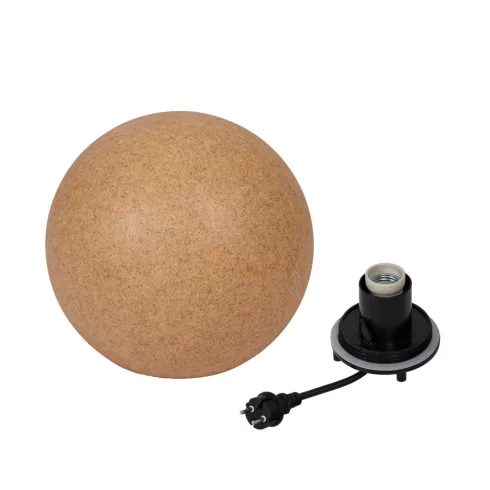 STONO 30 TRK lámpa E27, leszúrható, max.20 W, LED, átm.30 cm, IP65, gömb, terrakotta                  KAN45935