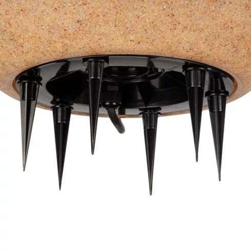 STONO 50 TRK lámpa E27, leszúrható, max.20 W, LED, átm.50 cm, IP65, gömb, terrakotta                  KAN45937