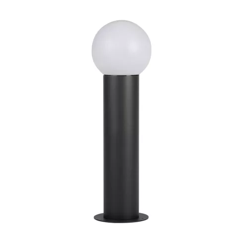 STONO 15M 50 GR lámpa E27, álló, rögzíthető, max.15 W, LED, mag.50 cm, IP65, gömb, antracit/fehér     KAN46083