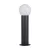 STONO 15M 50 GR lámpa E27, álló, rögzíthető, max.15 W, LED, mag.50 cm, IP65, gömb, antracit/fehér     KAN46083