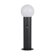   STONO 15M 50 SE GR lámpa E27, álló, PIR mozg.érz., max.15W, LED, mag.50cm, IP65, gömb, antracit/fehé  KAN46084