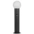 STONO 15M 80 SE GR lámpa E27, álló, PIR mozg.érz., max.15W, LED, mag.80cm, IP65, gömb, antracit/fehé  KAN46086