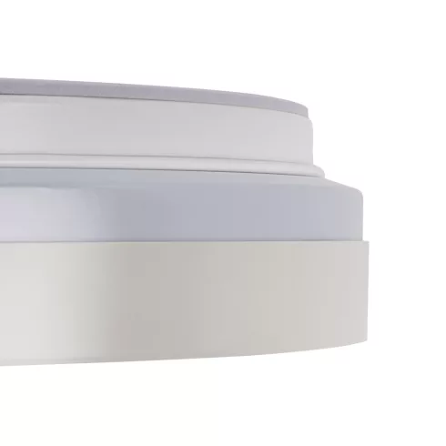 LIXAN CCTDIM W/SR mennyezeti lámpa, LED, max.47W, max.4100lm, 3000-6500K, IP20, kerek, fehér/ezüst    KAN46280