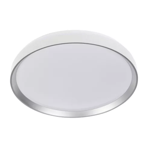 LIXAN XL CCTDIM W/SR mennyezeti lámpa, LED, max.65W, max.6700lm, 3000-6500K, IP20, kerek,fehér/ezüst  KAN46282
