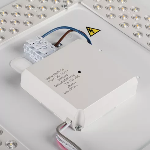 LIXAN XL CCTDIM W/B mennyezeti lámpa, LED, max.65W, max.6500lm, 3000-6500K, IP20, kerek,fehér/fekete  KAN46283