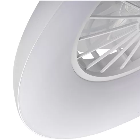 PLAVE PAN48 CCT+RGB W lámpa, ventilátorral, LED, max.24W, 1200-1400lm, 3000-6500K, IP20, kerek, fehé  KAN46370