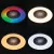 PLAVE PAN48 CCT+RGB W lámpa, ventilátorral, LED, max.24W, 1200-1400lm, 3000-6500K, IP20, kerek, fehé  KAN46370