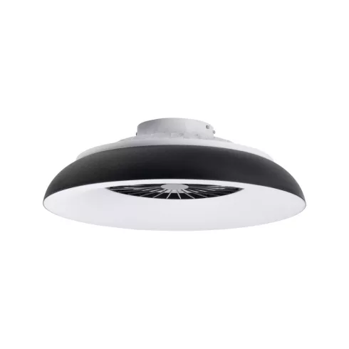 PLAVE PAN60 CCT+RGB B lámpa, ventilátorral, LED, max.48W, 1100-2300lm, 3000-6500K, IP20, kerek, feke  KAN46371