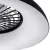PLAVE PAN60 CCT+RGB B lámpa, ventilátorral, LED, max.48W, 1100-2300lm, 3000-6500K, IP20, kerek, feke  KAN46371