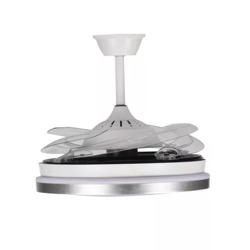 PLAVE INB49 CCT W/SR lámpa, ventilátorral, LED, max.36W, 1700-2100lm, 3000-6500K, IP20, kerek, fehér  KAN46372