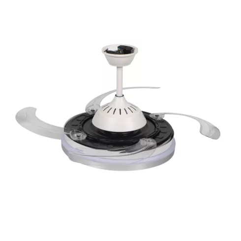 PLAVE INB49 CCT W/SR lámpa, ventilátorral, LED, max.36W, 1700-2100lm, 3000-6500K, IP20, kerek, fehér  KAN46372