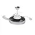 PLAVE INB49 CCT W/SR lámpa, ventilátorral, LED, max.36W, 1700-2100lm, 3000-6500K, IP20, kerek, fehér  KAN46372