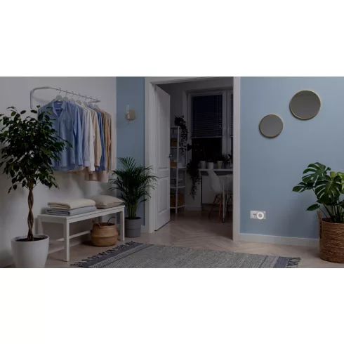 RIBI LED WW W irányfény, PIR, 0,33 W, 4 lm, 2700 K, 120°, IP20, fehér                                 KAN46380