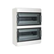   KDB-IP65-S26T MK2 elosztódoboz, oldalfali, 2 sor, 2 x 13 modul, szürke                                KAN90125