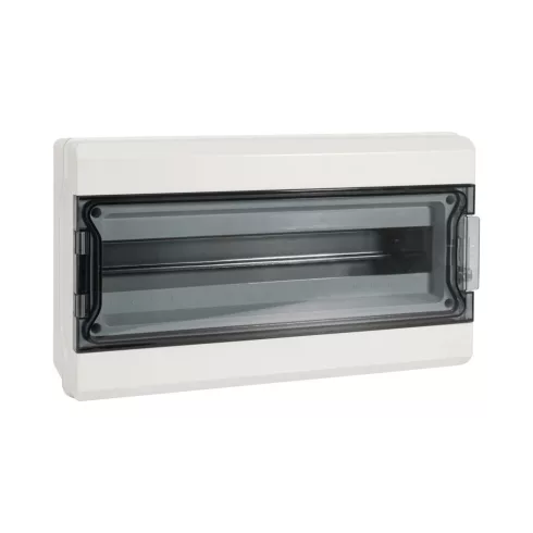 KDB-IP65-S18T MK2+ elosztódoboz, oldalfali, 1 sor, 18 modul, szürke                                   KAN90129