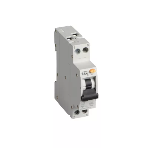 KRO6-1M-2/C13/30-A fírelé, életvédelmi relé, TH35 sínre, A, 13A, 30mA, 230AC, 2 modul, IP20, fehér    KAN90414